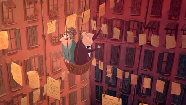 people in balloon