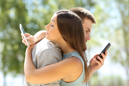 on phones