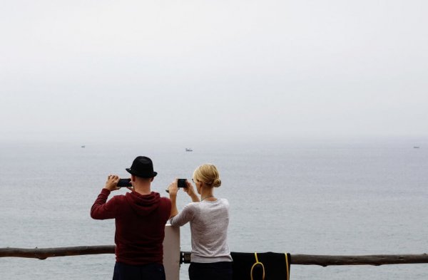 taking photos