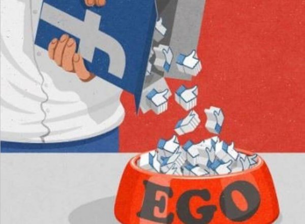 Feeding your ego from facebook.