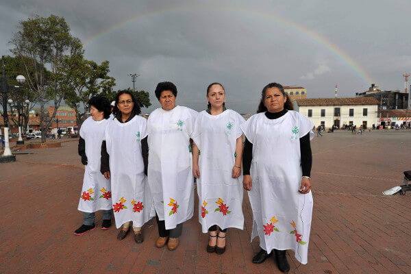 A group of five soacha mothers.