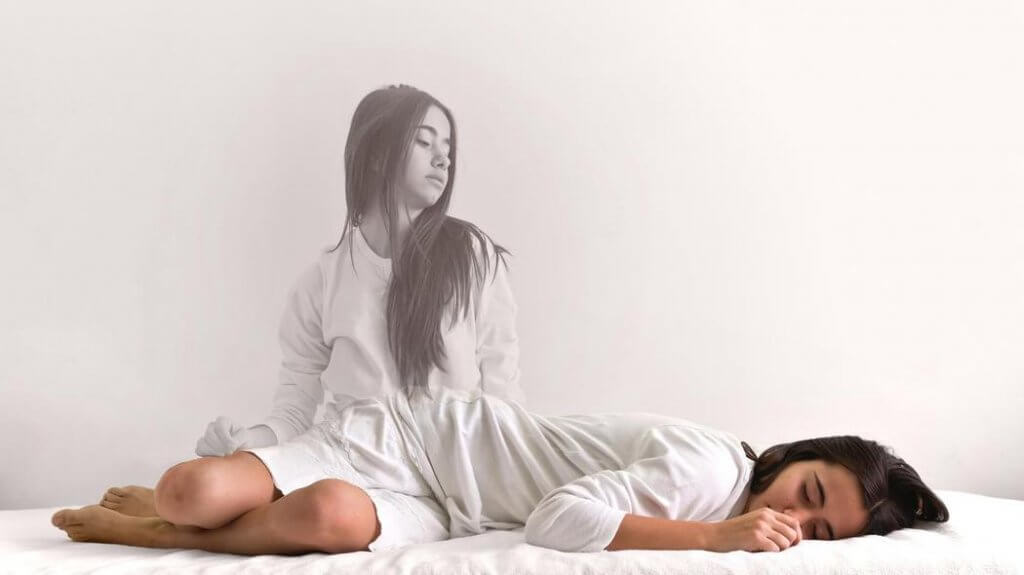 An out of body experience.