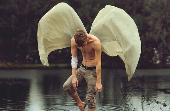 man with wings