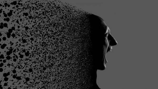 Person screaming