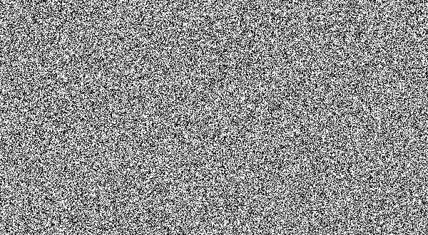 Screen with white noise