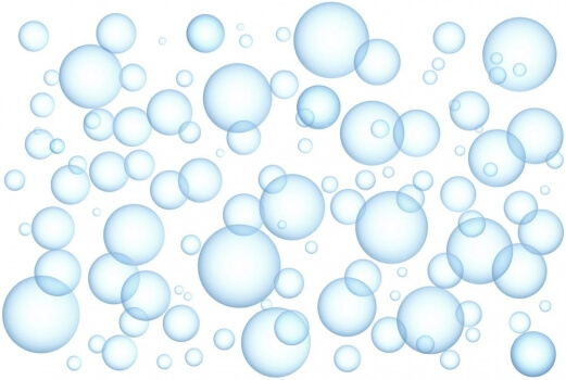 Bubbles and overlapping circles.