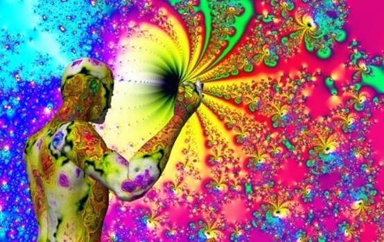 Fantastic color and painting and a black hole.
