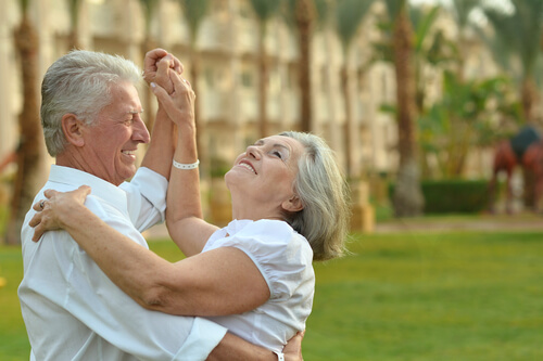 Couple dancing