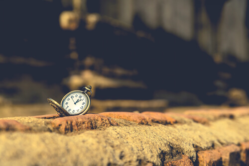 Nostalgia as pictured by a pocket watch in the sun.