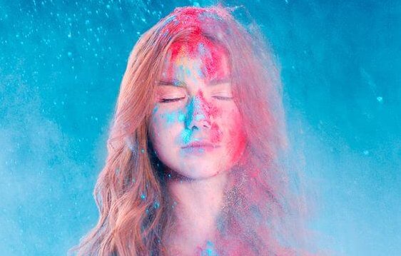 colored face