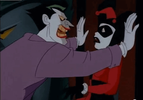 The Joker and Harley Quinn.