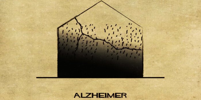 What Alzheimers disease would look like as a house.