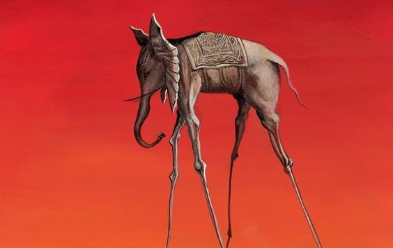 Salvador Dali elephant