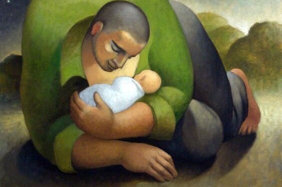 Father with his child
