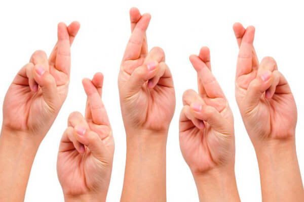 Superstition and crossing fingers