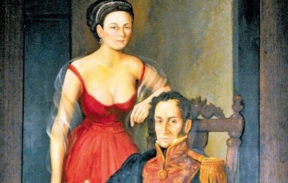 Manuelita and Simon Bolivar: love stories in history.