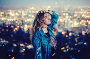 Woman in the city