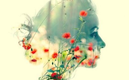 A flower profile.