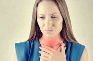 woman with thyroid disorder
