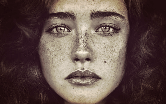 girl's face
