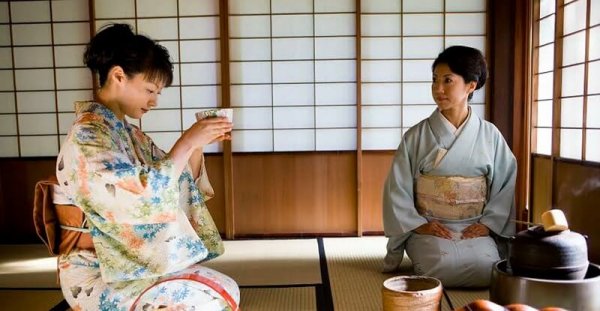 The tea ceremony in Japan.