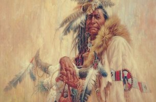 A native american chief.