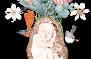 baby in uterus representing Prenatal Psychology