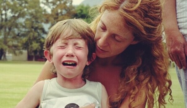Children with learning disabilities crying.