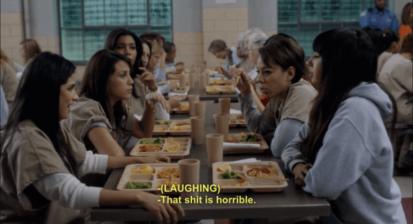Orange is the new black dining room
