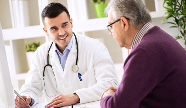 empathetic doctor in oncology.