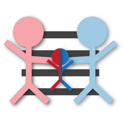 figures representing co-parenting