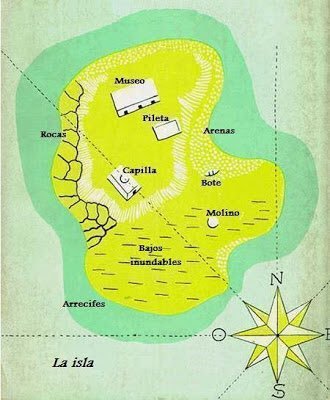 The Invention of Morel map