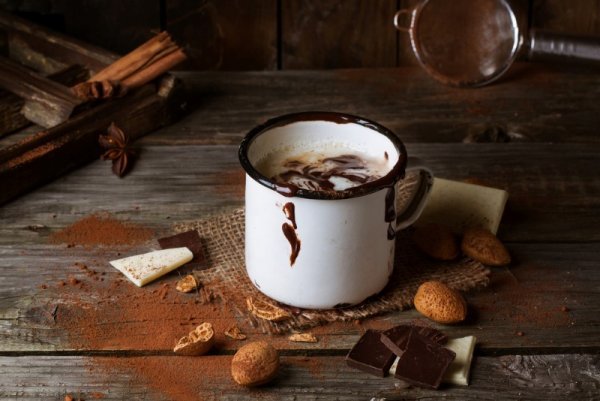 hot chocolate, one of the exercises to stop worrying