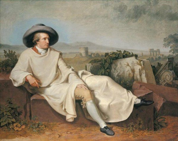 portrait of Goethe