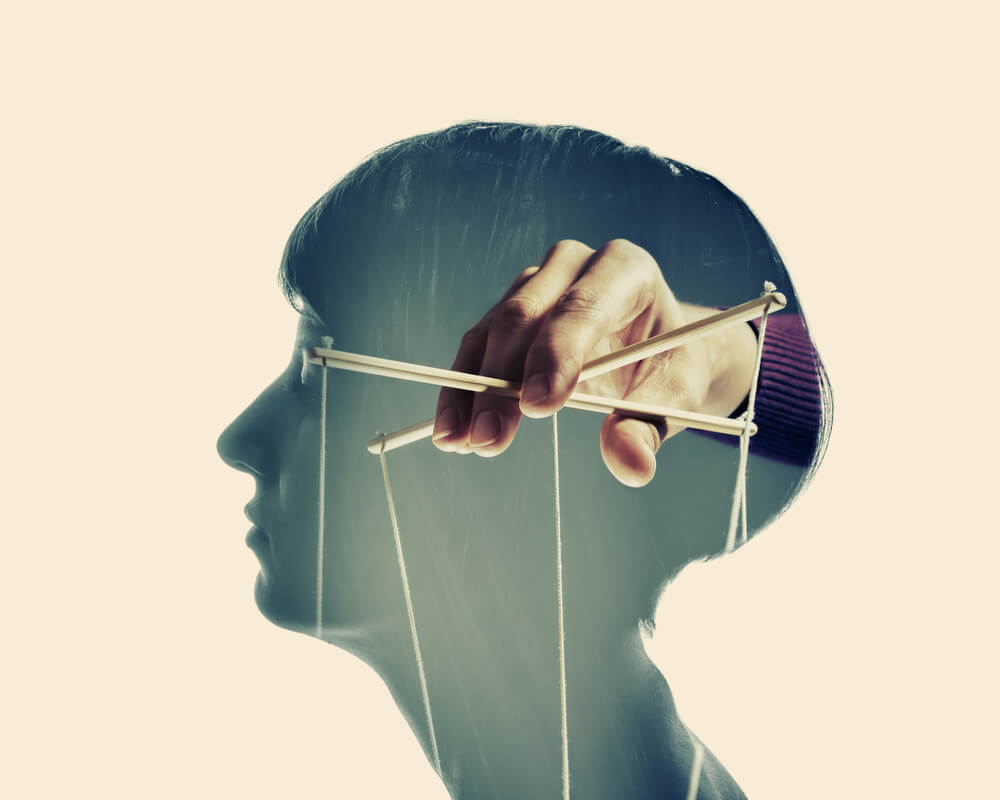 A person being manipulated.