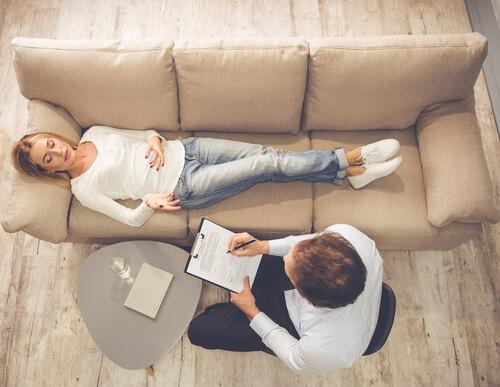 therapy representing Jung vs. Freud