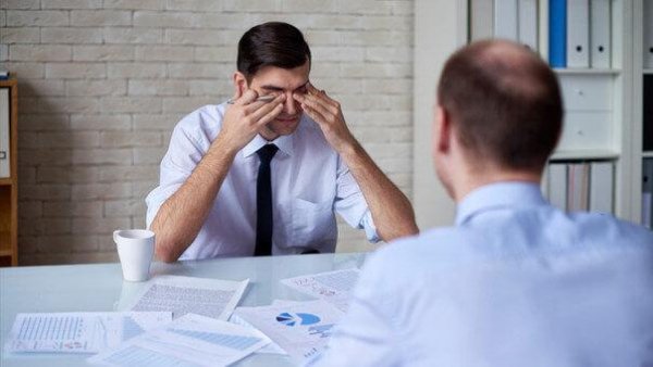 tired man representing circadian rhythm sleep disorder