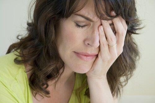 woman suffering empty nest syndrome