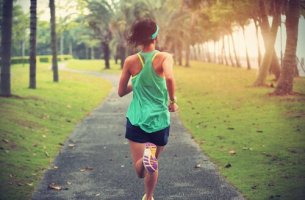 Woman jogging