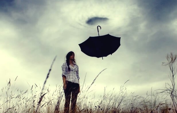 a woman with emotional anguish