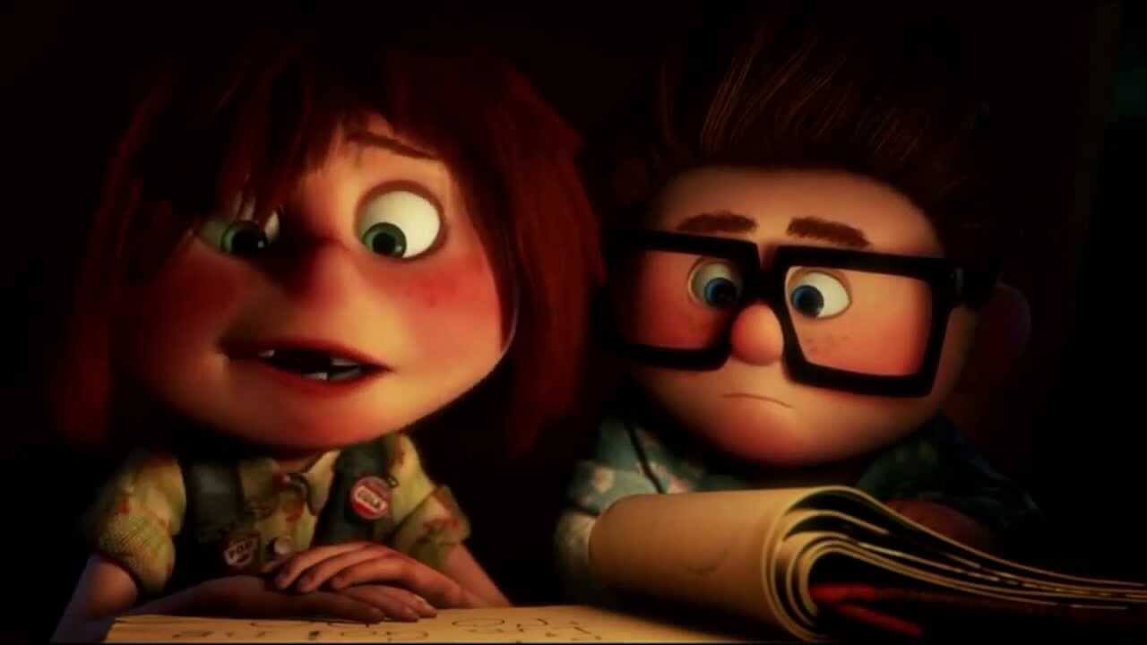 Carl and Ellie in Up film