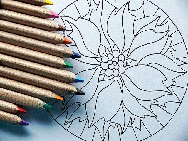 Coloring mandalas can help with stress
