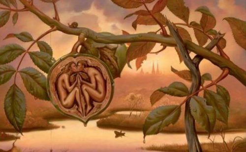 couple together in nature