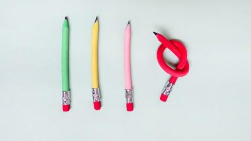 pencils representing high-functioning anxiety