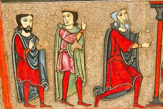 A medieval painting.