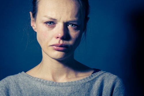 crying woman