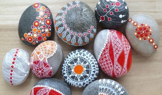 Painted stones