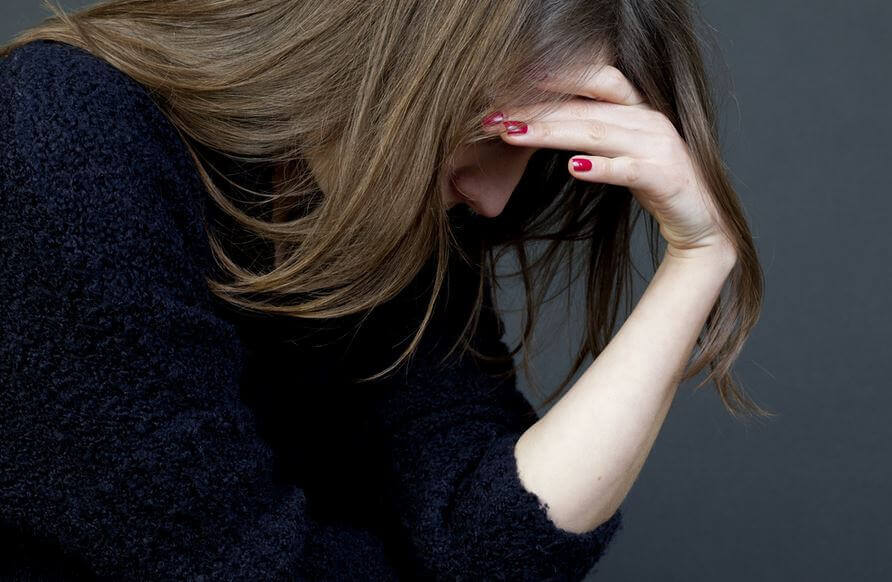 Stressed woman