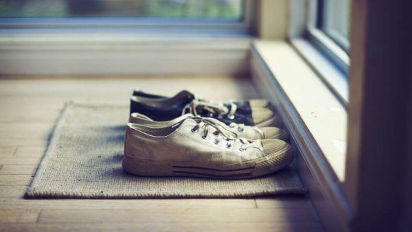 Shoes by door