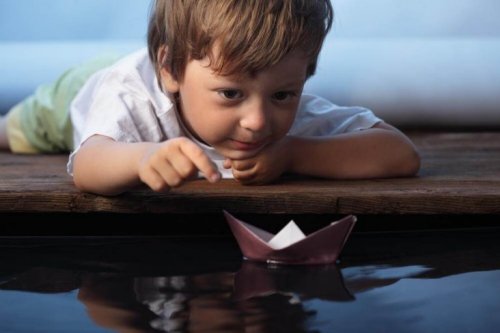 A boy persistent with his dreams is thinking aloud.